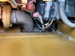 Engine with A/C Compressor