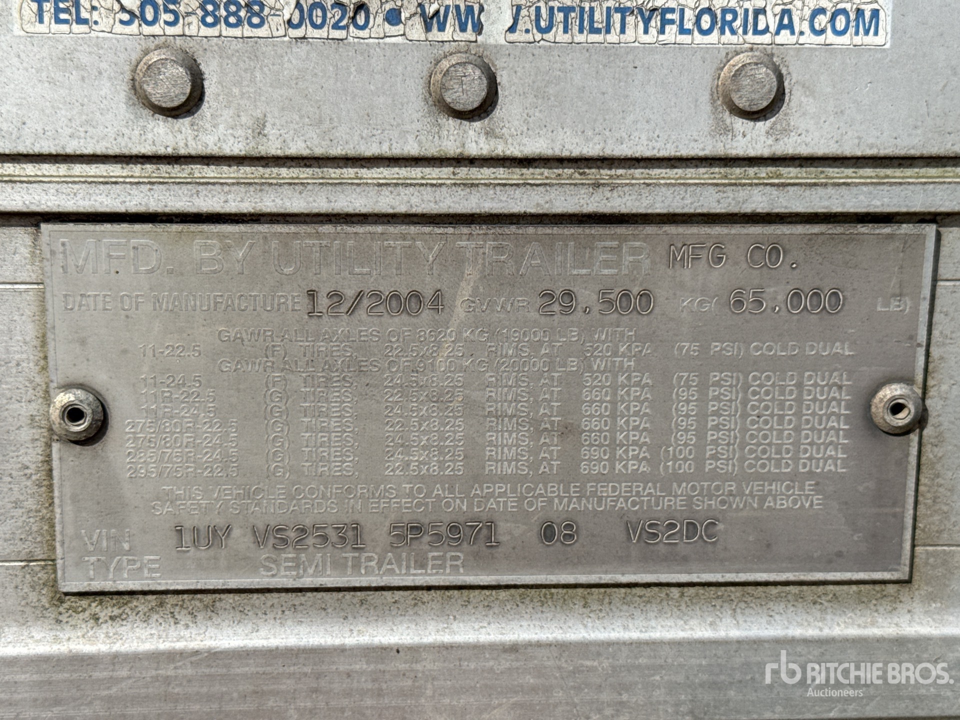2005 Utility VS2DC