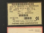 General Appearance with Refrigeration Unit Serial Number