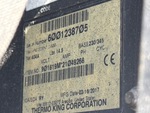 General Appearance with Refrigeration Unit Serial Number