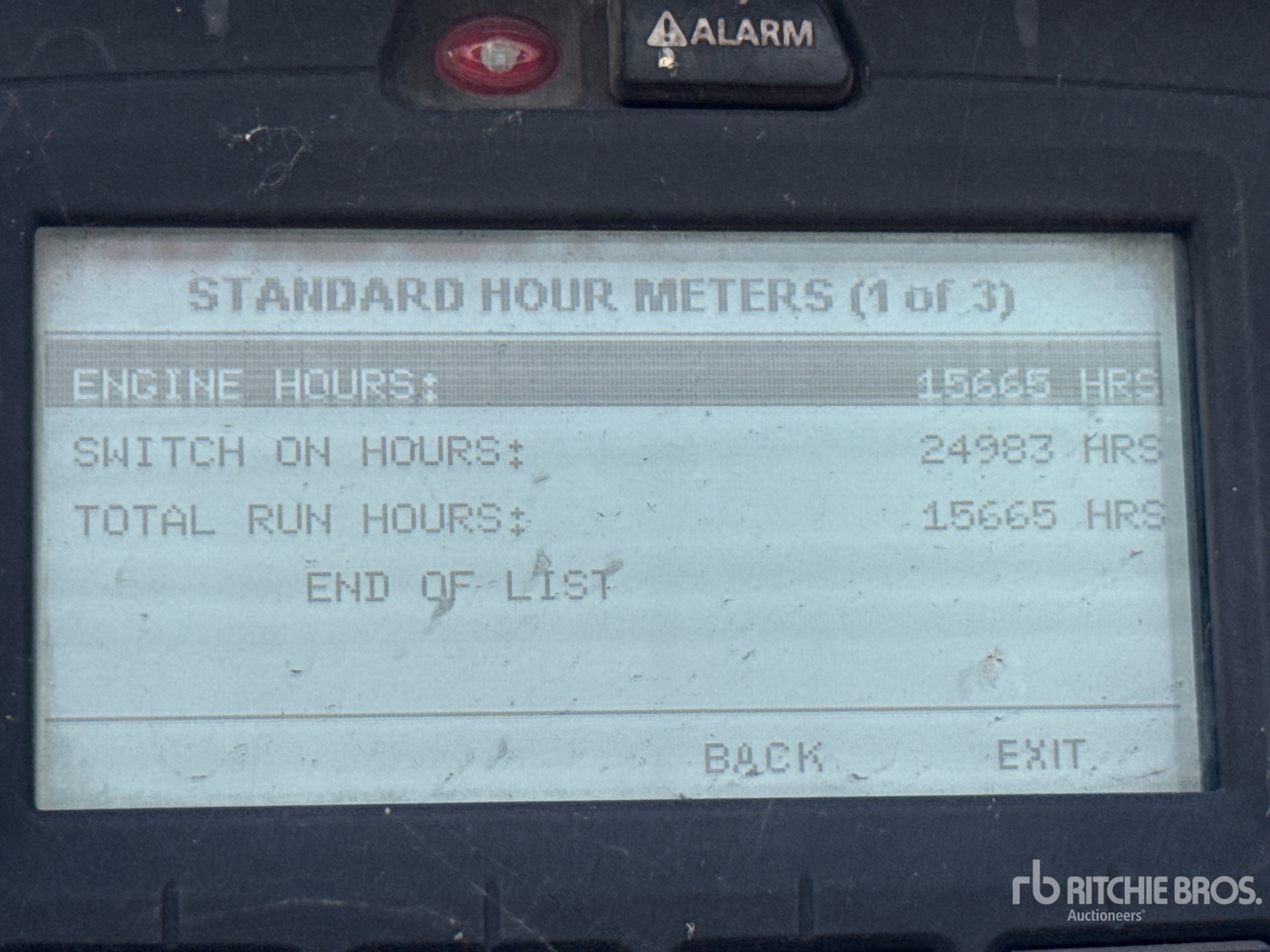 General Appearance with Hour Meter / Odometer
