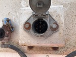 Trailer Chassis with Power Receptacle Functional
