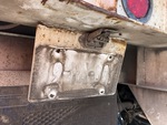 Trailer Chassis with License Plate Light Functional