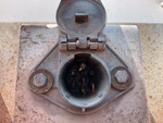 Trailer Chassis with Power Receptacle Functional