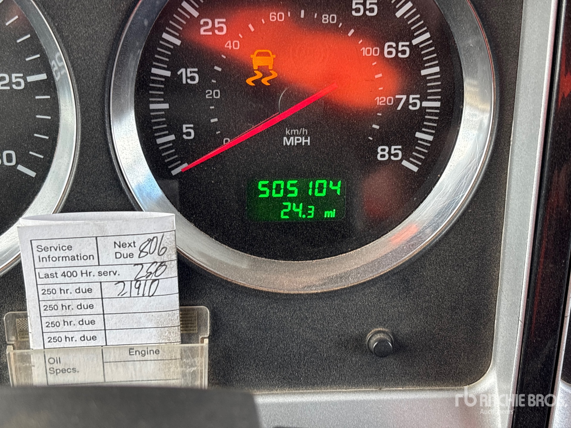 General Appearance with Hour Meter / Odometer