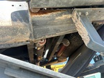Chassis with Feed Conveyor Rollers