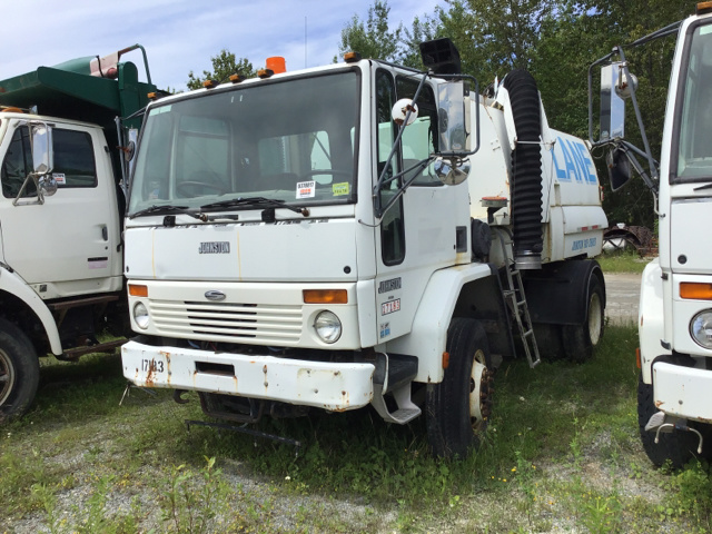Johnston 605 Series Sweeper on 1999 Sterling SC7000 Truck