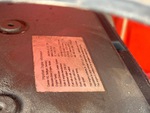 Engine with Emission Label