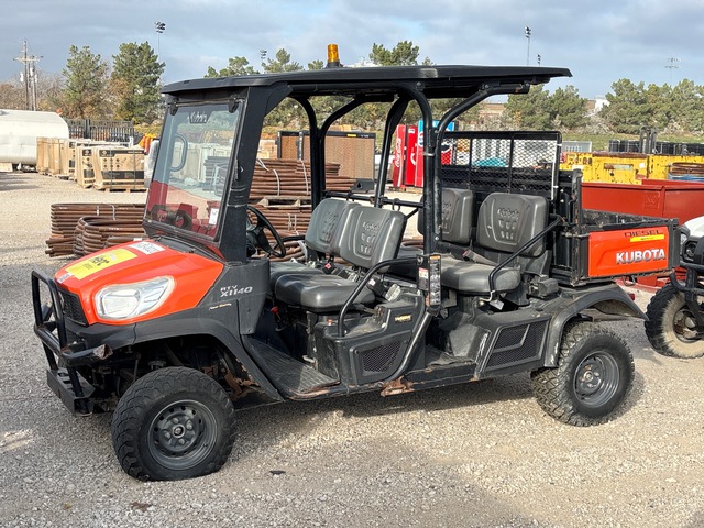 2018 Kubota RTV-X1140 4x4 Utility Vehicle (Inoperable)