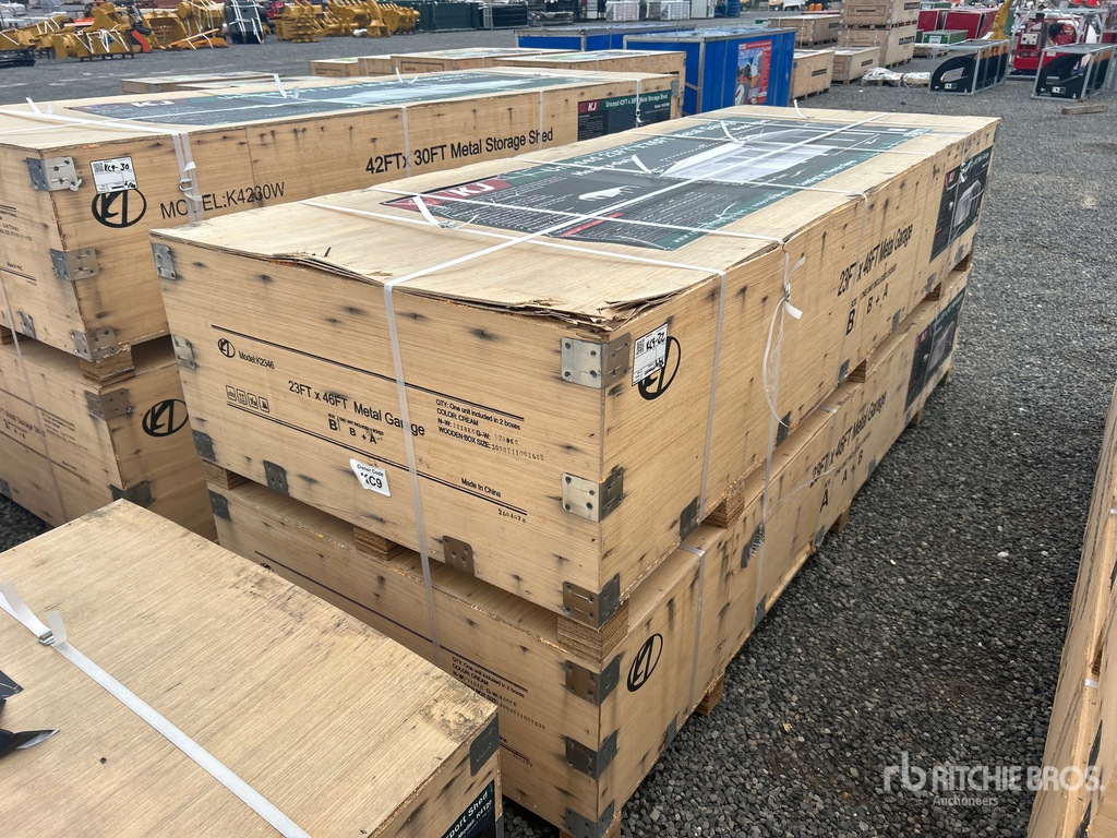 2026 KJ K2346 Metal Garage Shed (Unused) | Ritchie Bros. Auctioneers