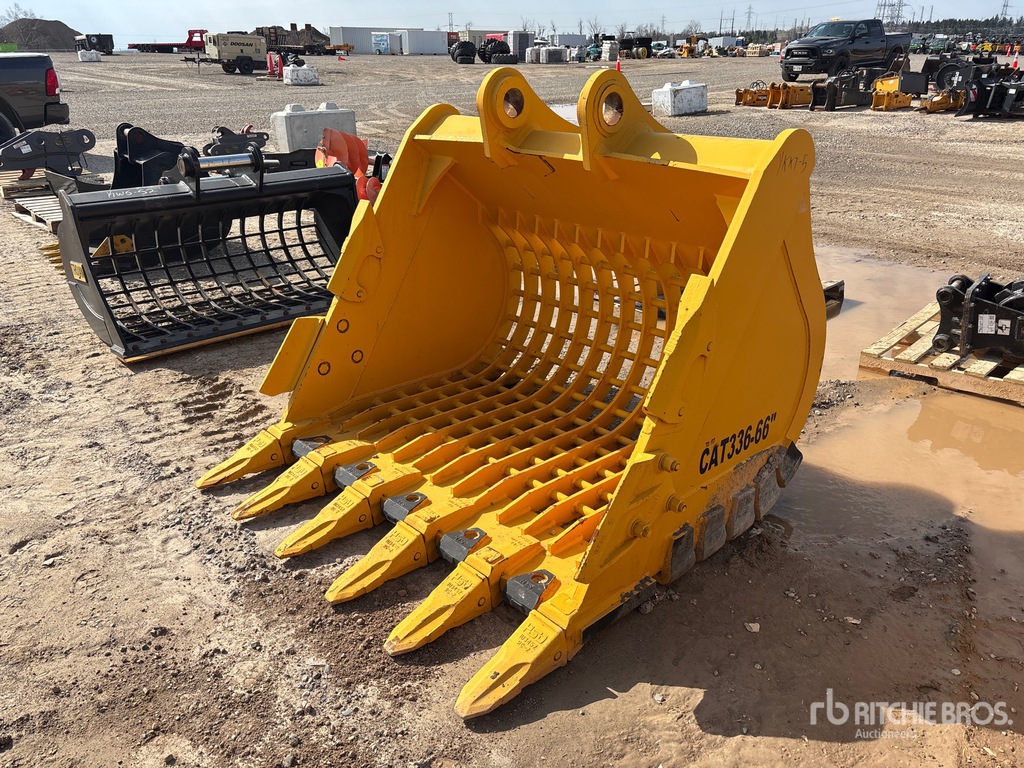 2024 Jisan BKT336D66SKEL66 66 in Skeleton Excavator Bucket - Fits