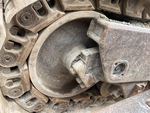Undercarriage with Left Front Idler