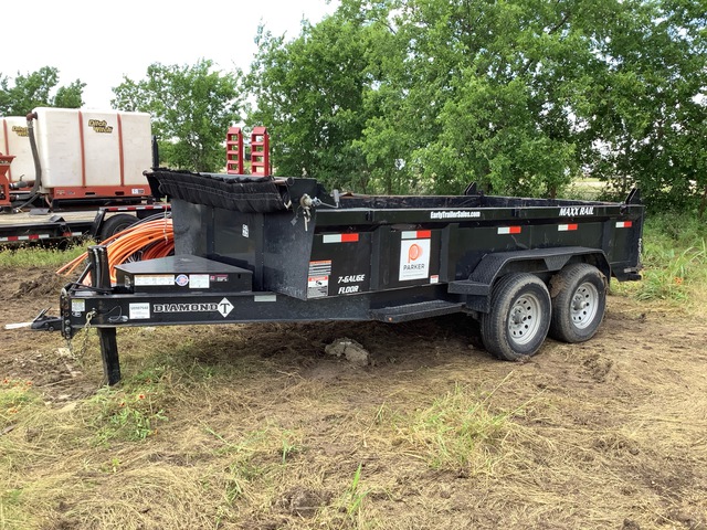 2024 Diamond 8314DMP140 14 ft T/A Dump Utility Trailer