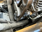 Engine with A/C Compressor