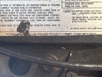 Engine with Emission Control Label