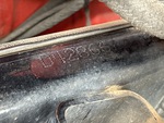 General Appearance with Frame Stamp Serial Number/VIN Photo