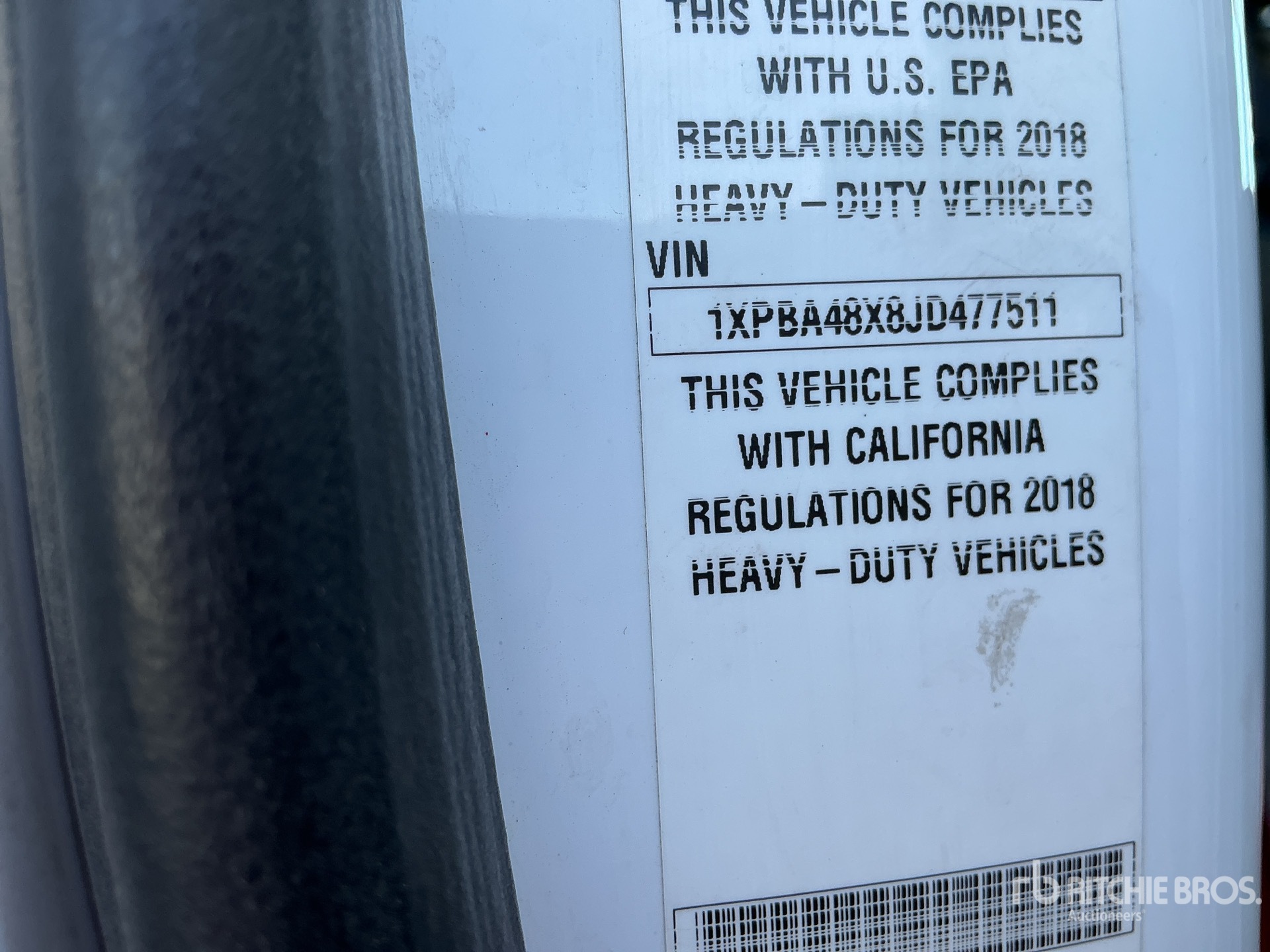Photo of a 2018 Peterbilt 579