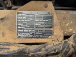 Engine with Engine Serial Number