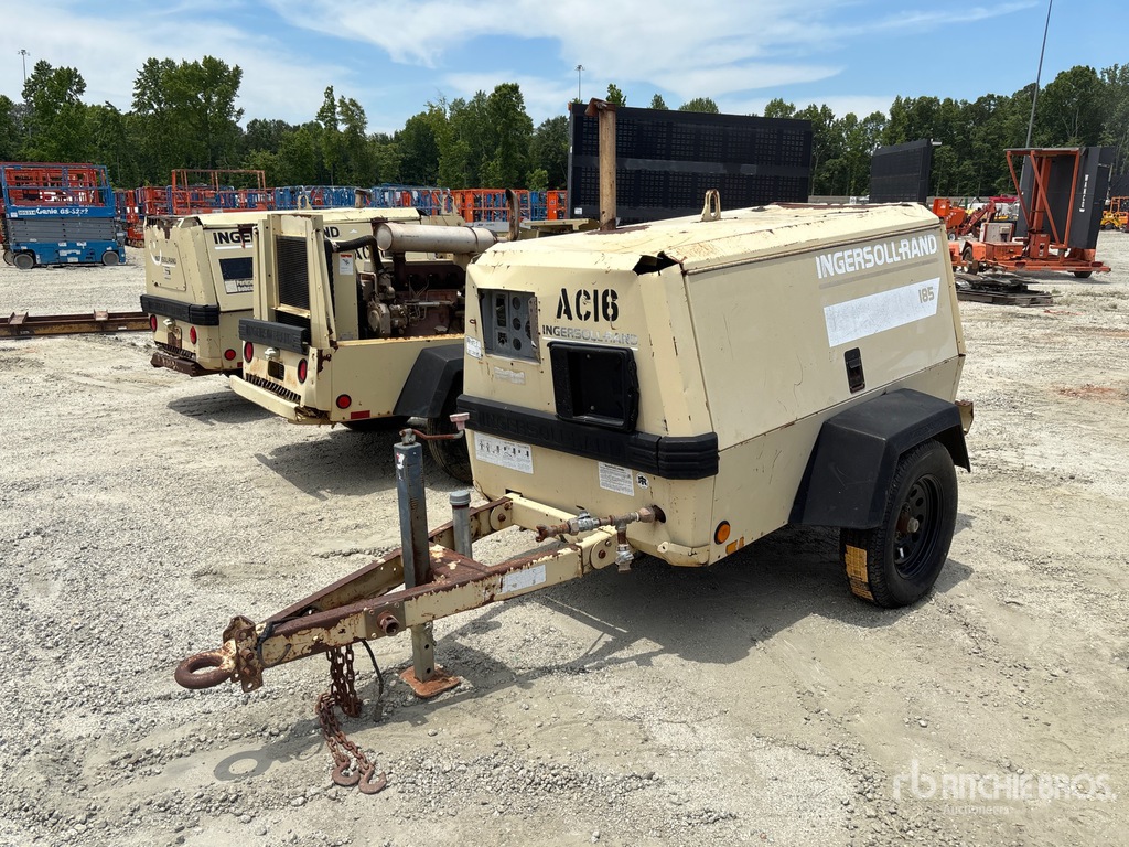 1998 Ingersoll Rand P185WJD 185 cfm Mobile Air Compressor