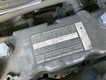 Engine with Emission Label