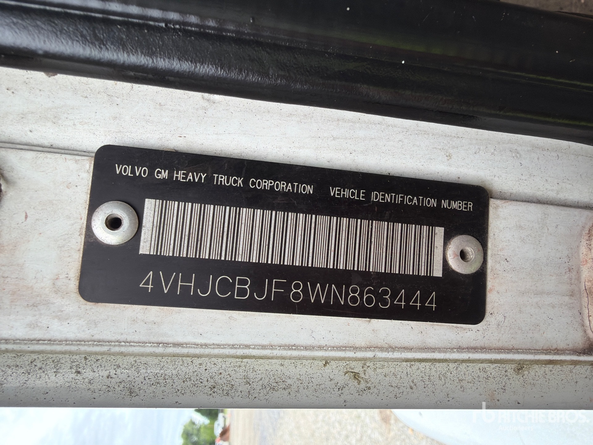 General Appearance with Frame Stamp Serial Number/VIN Photo