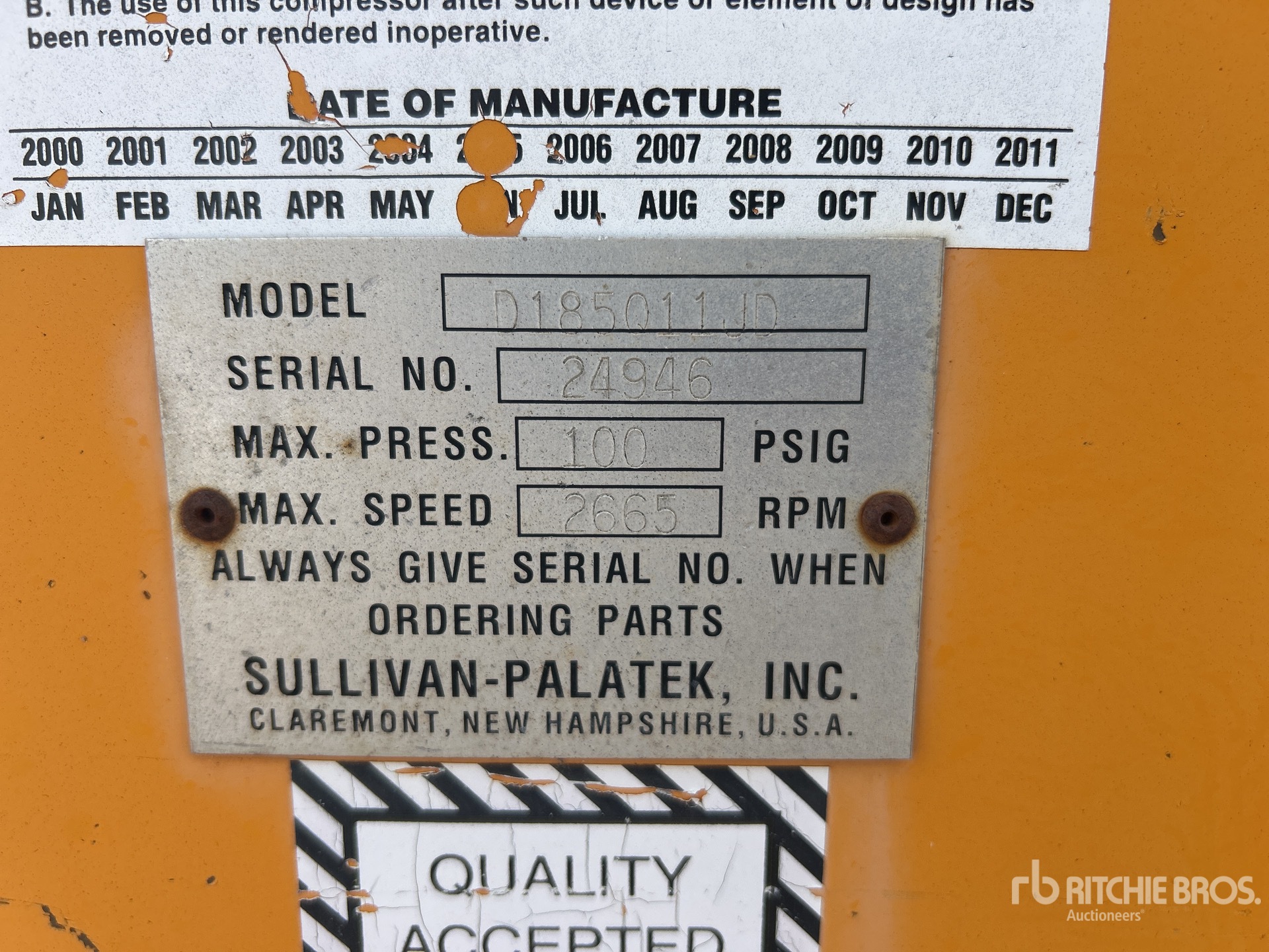 Photo of a  Sullivan D185Q
