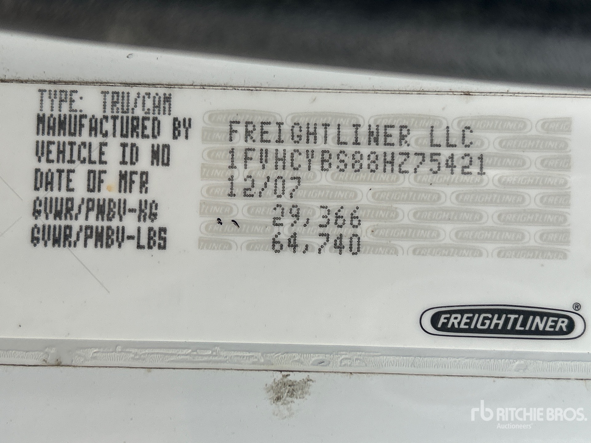 Photo of a 2008 Freightliner M2-106