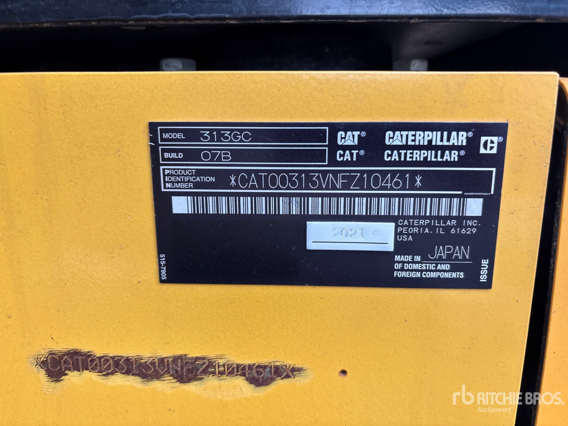 2021 Caterpillar 313GC