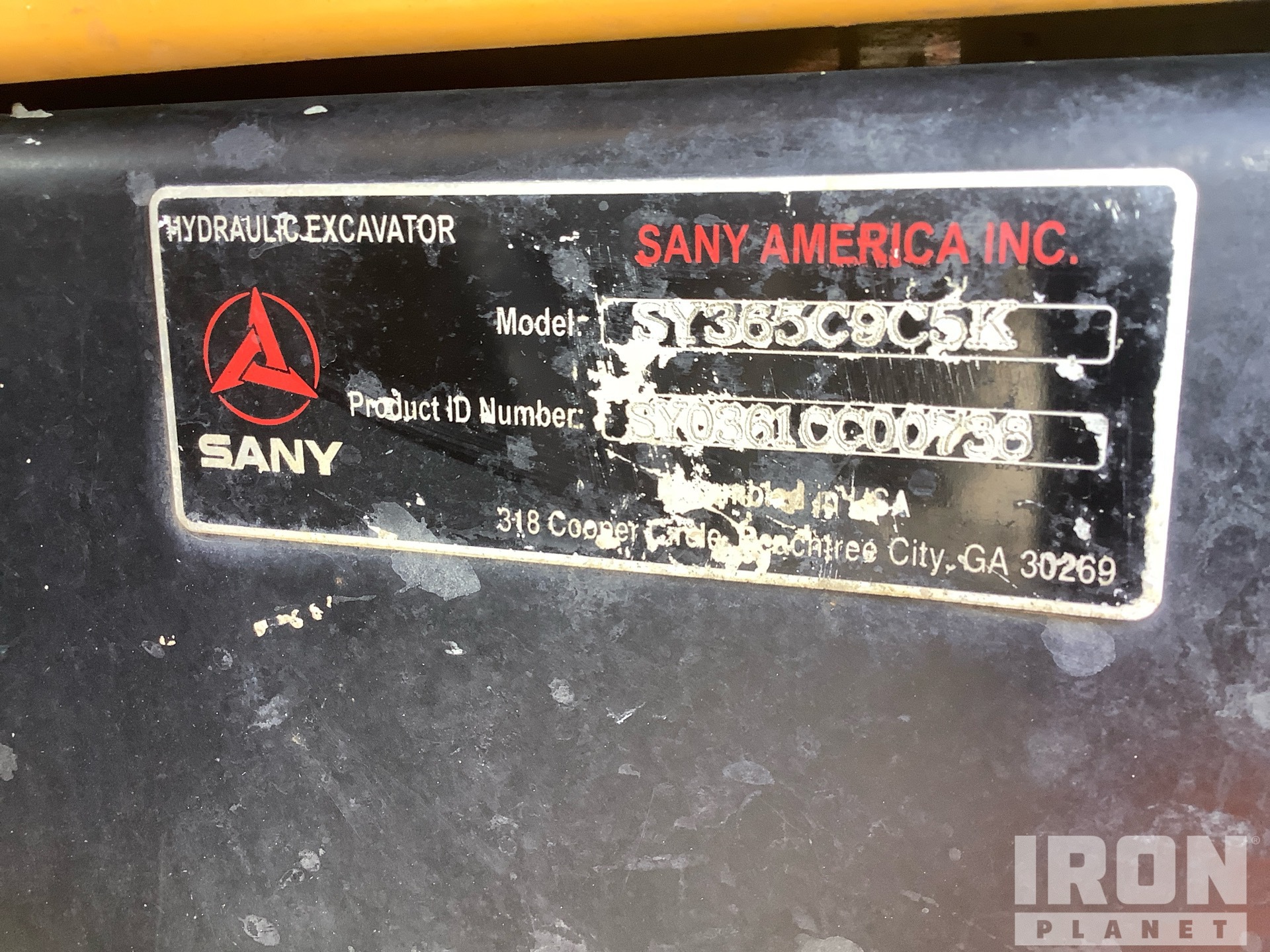 2022 Sany SY365CLC