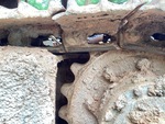 Undercarriage with Usura dell’attacco del cingolo