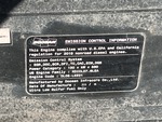 Engine with Emission Label