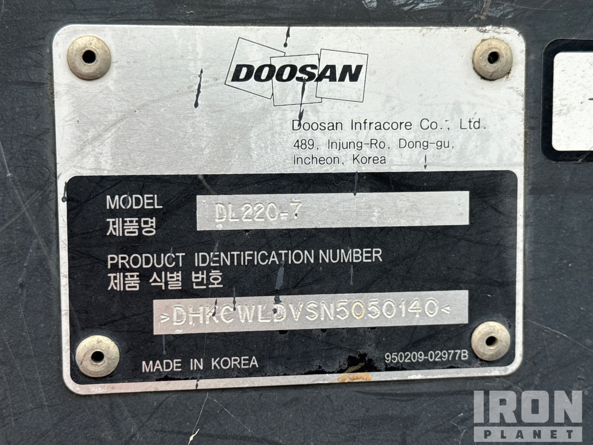 2022 Doosan DL220-7