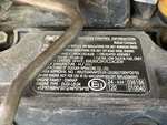 Engine with Emission Label