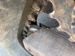 Undercarriage with Rear idler wear