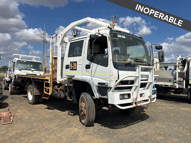 2006 Isuzu FTS 750 4x4 Crew Cab Table Top Truck (Inoperable) 2006 Isuzu FTS 750 4x4 Crew Cab Table Top Truck (Inoperable)