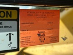 General Appearance with Safety Certification Label