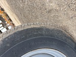 Trailer with Tire Size