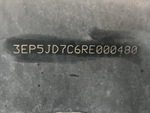 General Appearance with Frame Stamp Serial Number/VIN Photo
