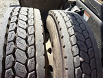 Underbody with Left Front Drive Tires