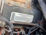 Engine with Emission Certification Label