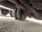 Underbody with Right Rear Drive Tires