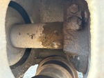 Undercarriage with Left Track Tensioner