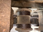 Undercarriage with Left Track Rollers