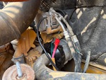 Engine with A/C Compressor