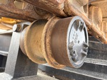Undercarriage with Left Carrier Rollers