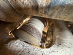 Undercarriage with Left Track Rollers
