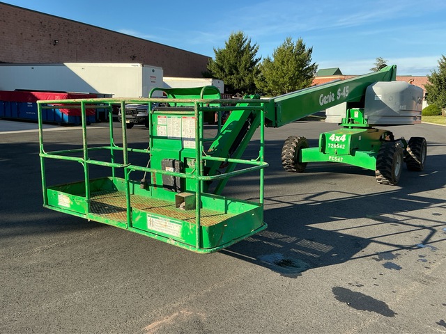 2015 Genie S45 4WD Diesel Recent Cert. Inspection Telescopic Boom Lift