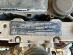 Engine with Emission Label