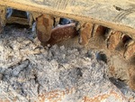 Undercarriage with Front Idler Wear