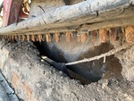 Undercarriage with Rubber Belt Drive Lugs